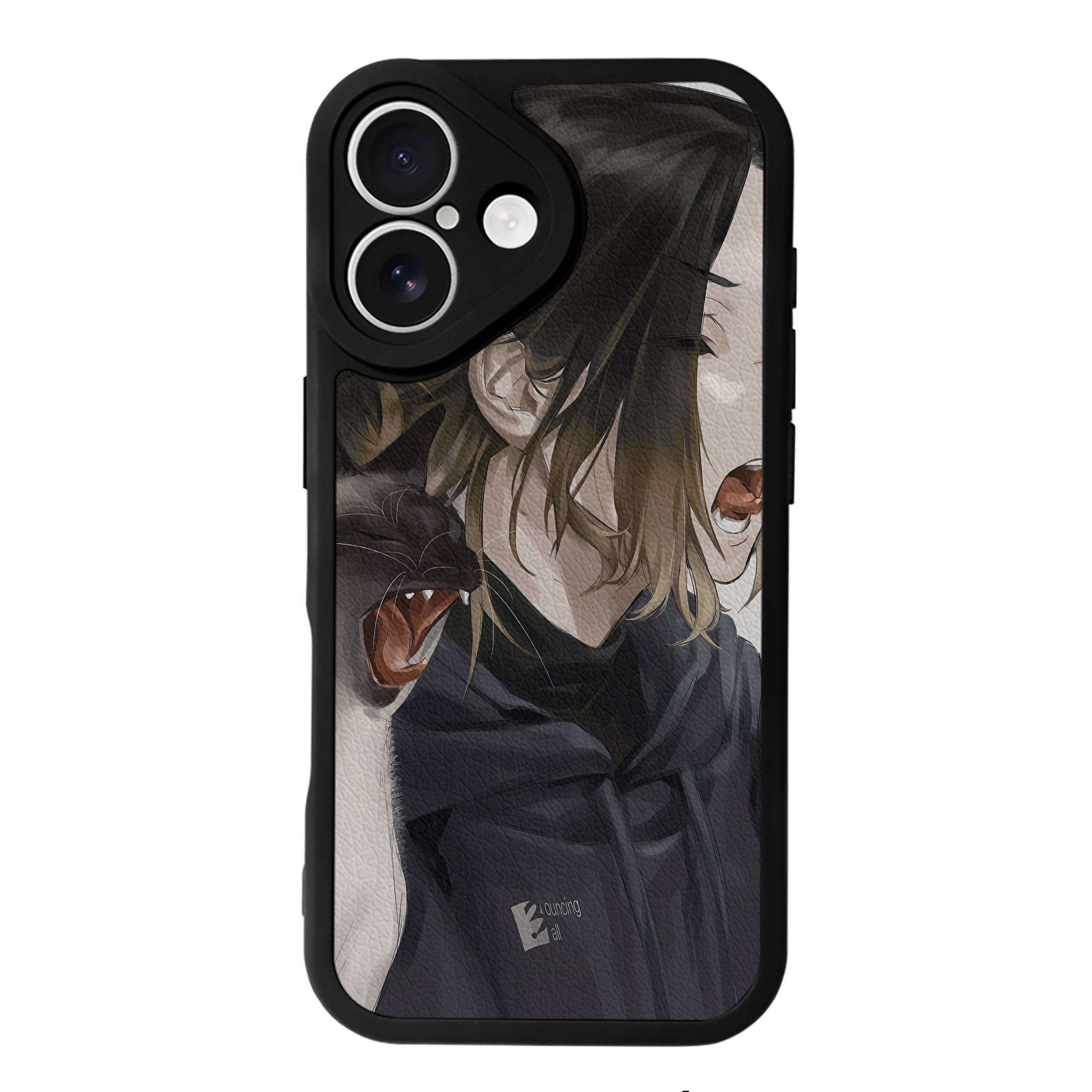 （画像用） ハイキュー!! Haikyu!! 【iPhone 16シリーズ対応】シリコンスマホケース（レザー調） 材質：シリコン